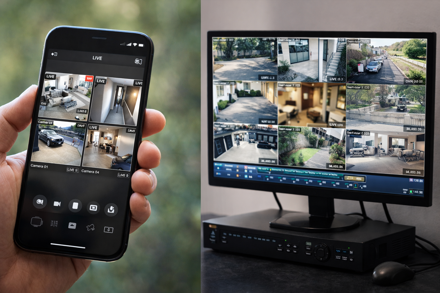 Cámaras con monitoreo y alertas